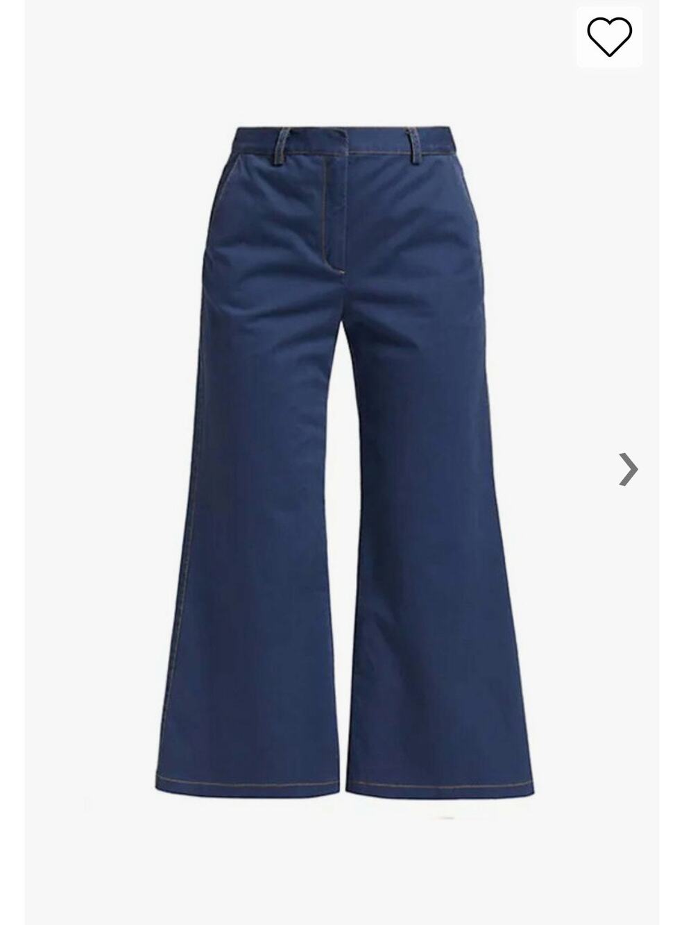 TWP Mercer Pant in Russian Blue Size 4 Virgin Wool Cropped Wide Leg Quiet Luxury